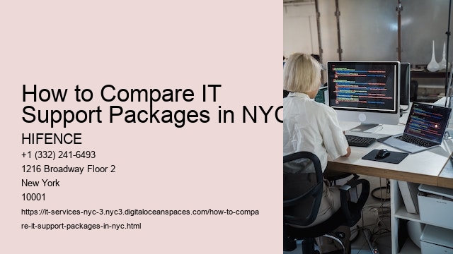 How to Compare IT Support Packages in NYC