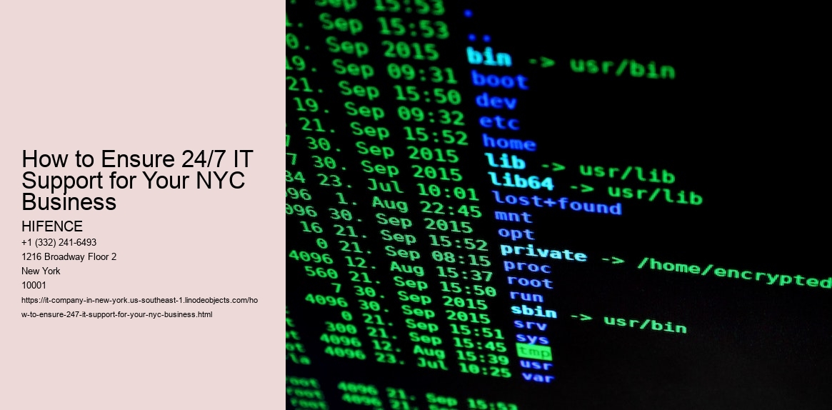 How to Ensure 24/7 IT Support for Your NYC Business