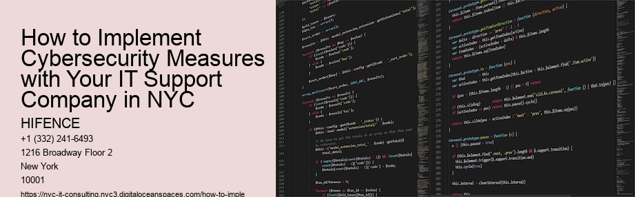 How to Implement Cybersecurity Measures with Your IT Support Company in NYC