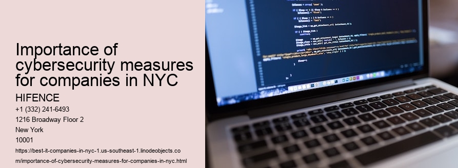 Importance of cybersecurity measures for companies in NYC