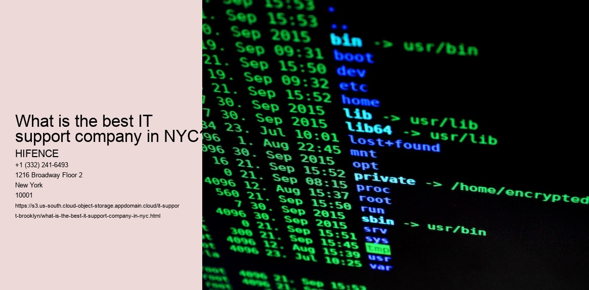 What is the best IT support company in NYC?