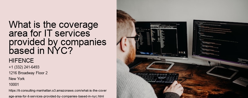 What is the coverage area for IT services provided by companies based in NYC?