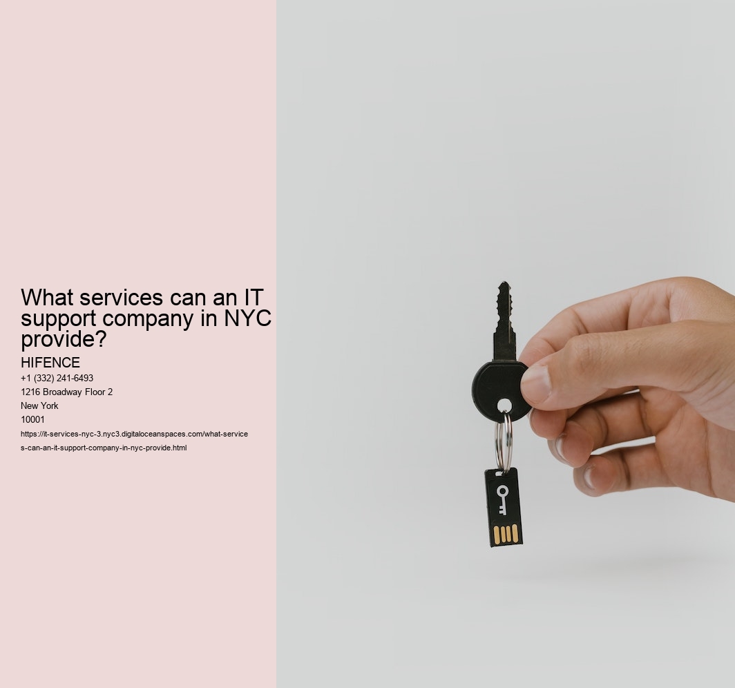 What services can an IT support company in NYC provide?